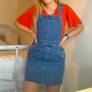 JEAN OVERALL DRESS